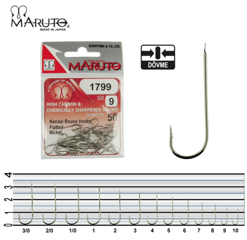Maruto 1799 Nikel Olta İğnesi Tekli İğneler