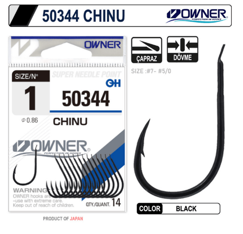 Owner 50344 Chinu Black İğne Tekli İğneler