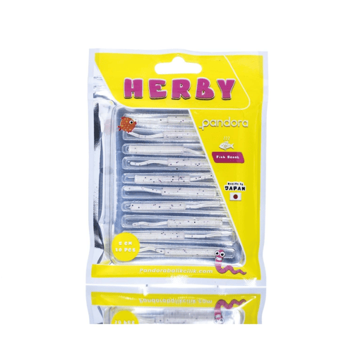 Silikon Yemler Pandora Balıkçılık  Herby Worm 5cm Lrf Silikon Yem(10 Adet)