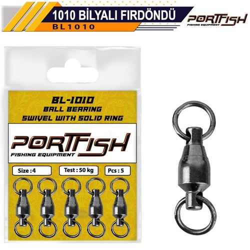 Klips & Fırdöndü Portfish BL-1010 Bilyalı Fırdöndü - 2