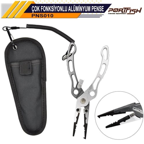 Makas ve Penseler Portfish Çok Fonksiyonlu Alüminyum Pense