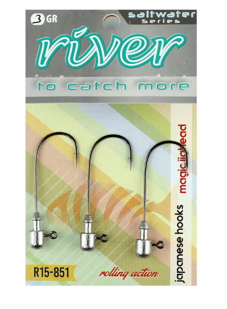 Jig Head ve Zokalar River Magic Jig Head 3P - 2GR