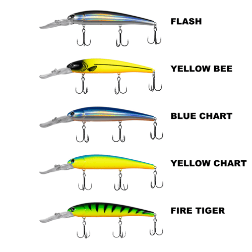 Maket Yemler RYUJI DEEP FISH 12.5CM, 19GR - BLUE CHART