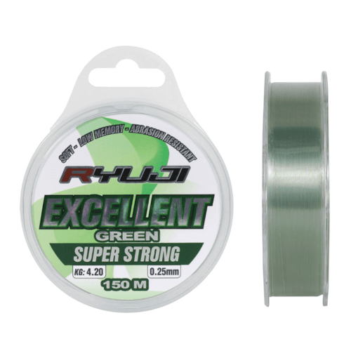 Ryuji Excellent 150M Green Misina Monofilament Misinalar