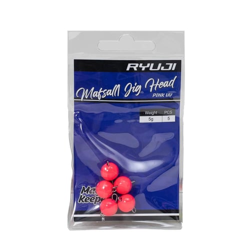 Jig Head ve Zokalar Ryuji Mafsallı Jighead  Pink Uv (5 Adet) - 1GR-5