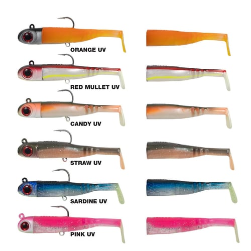 Silikon Yemler SEABOR LILY SHAD 100GR 2+1 SİLİKON YEM - CANDY UV