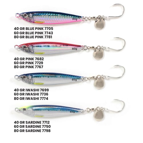 Jig Yemler Seabor Metal Go 9cm 60gr Jig Yem