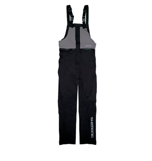 Balıkçı Giyim Shimano Bib and Brace Non Padded Black Su Geçirmez Tulum - XXL