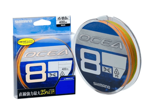 İp Misinalar Shimano Ocea 8 Braid 400m Multi Color Misina - 58.0LB-0.230MM