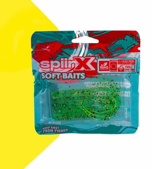 Silikon Yemler Spiinx Bendura 9,5CM 5P Silikon Yem  - ICE CREAM
