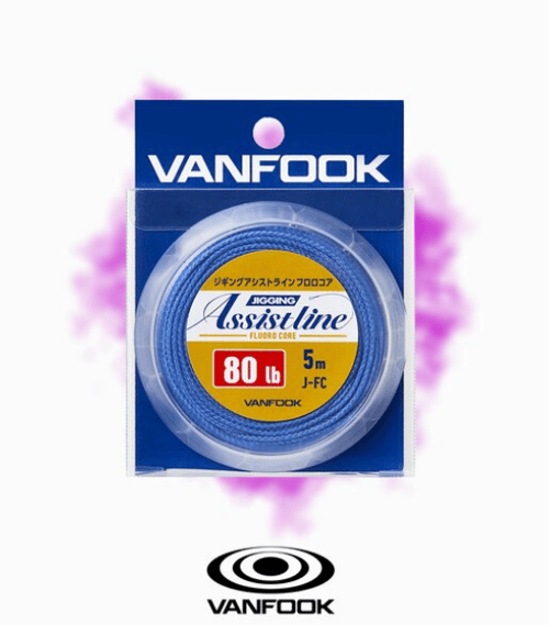 Asist İp VANFOOK J-FC JIGGING ASIS LINE FC MAVİ  - 6M-50LB