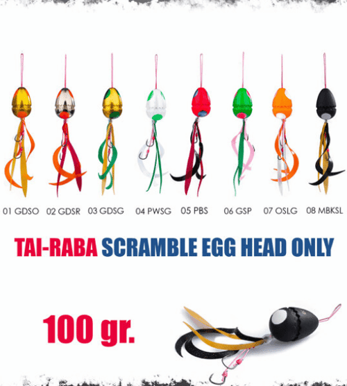 Tai Rubber & Slow Jig Yemler Xesta Tai -Raba Scramble Egg 100gr