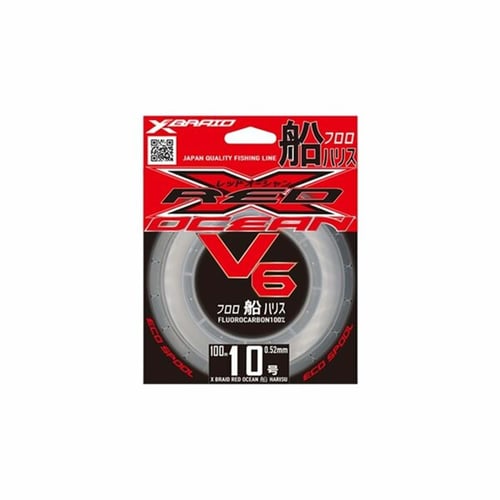 Fluorocarbon (Leader) Misinalar YGK X059 RED OCEAN V6 FC 100M