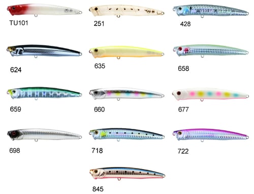 Maket Yemler Zipbaits Skinny Pop Floating 130mm Su Üstü Popper 24gr Maket Balık
