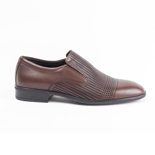 Ulus 718 Brown Perforated Shoes