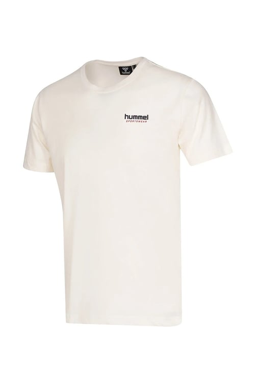 % 100 Pamuk Regular Fit Logo Baskılı Bisiklet Yaka Erkek T Shirt 912375-9157 EKRU