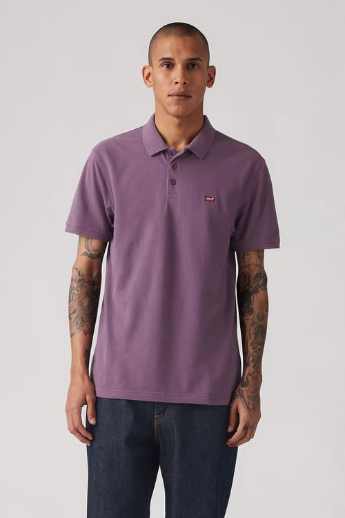 % 100 Pamuk Standart Fit Düğmeli Erkek Polo Yaka T Shirt 35883-0270 MOR