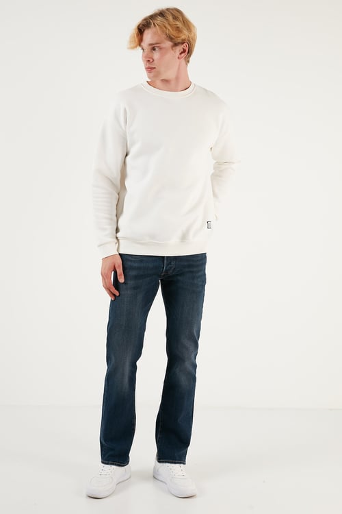 501 Pamuklu Normal Bel Regular Fit Jeans Erkek Kot Pantolon A7735-0000 KOYU MAVİ