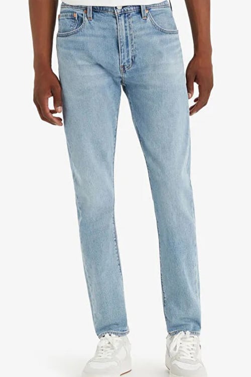 512 Pamuklu Tapered Fit Normal Bel Jeans Erkek Kot Pantolon A2087-0068 AÇIK MAVİ
