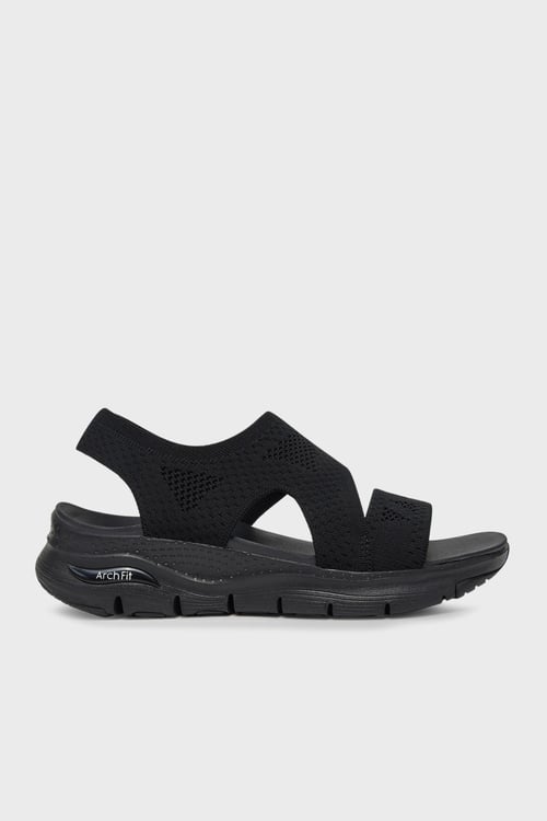 Arch Fit Çapraz Bant Detaylı Kadın Sandalet 119458 BBK SİYAH