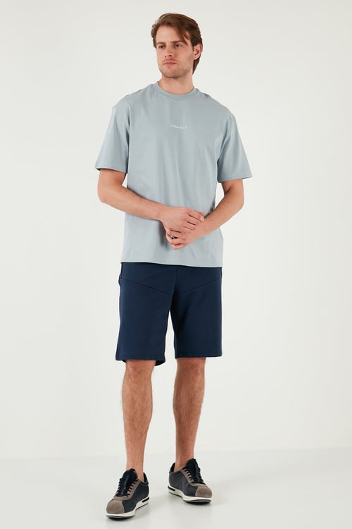 Belden Bağlamalı Pamuklu Cepli Regular Fit Erkek Short 5908047 İNDİGO