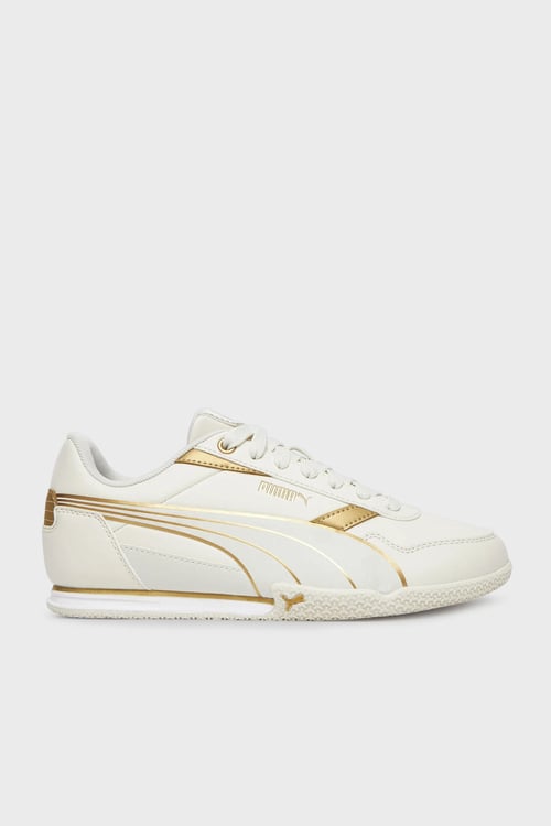 Bella Donna Logolu Sneaker Kadın Ayakkabı 40267501 Krem-Sarı