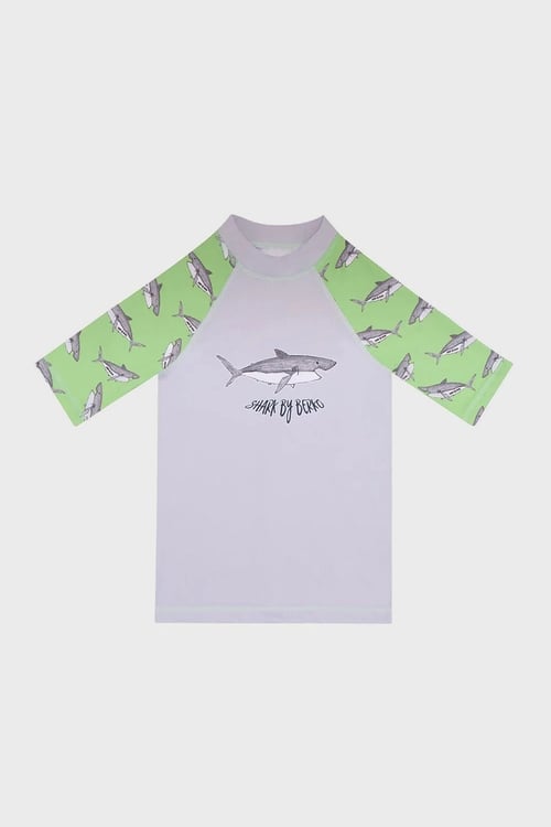 Berko Mint Kolay Kuruyan Uv Korumalı Erkek Çocuk T Shirt ST22120044 YEŞİL