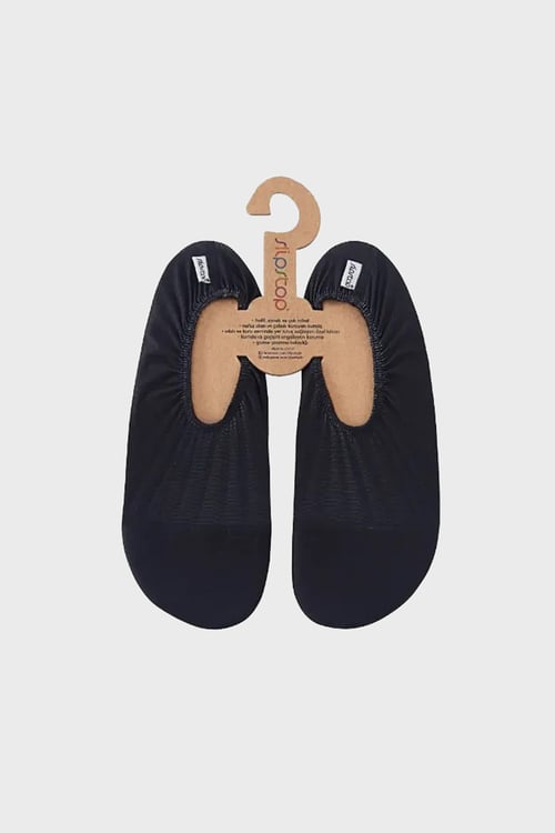 Black Kaydırmaz Havuz ve Unisex Deniz Ayakkabısı SS16140039 SİYAH