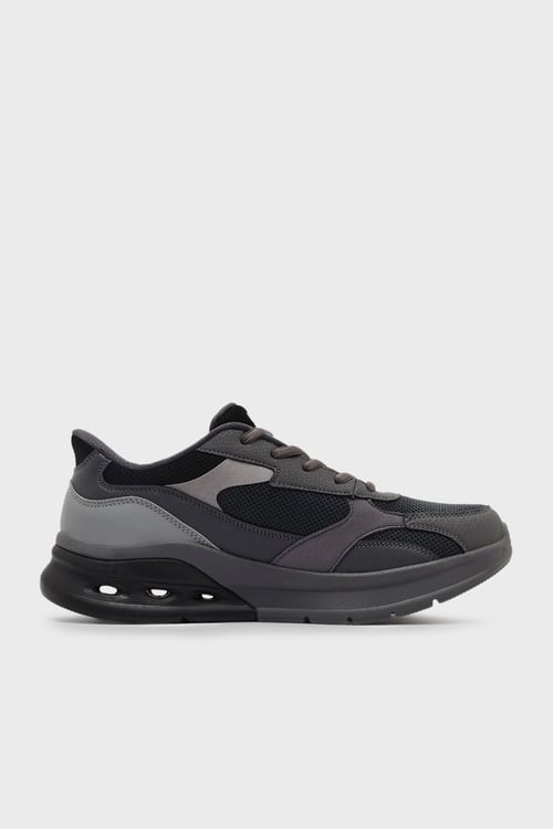 Bobs Arc Waves 2.0 Logolu File Detaylı Sneaker Erkek Ayakkabı 118342 BKMT SİYAH
