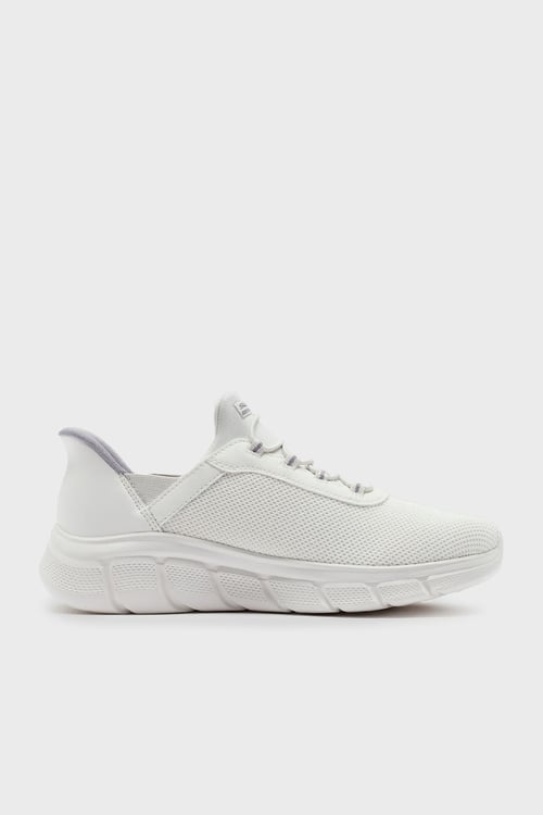 Bobs Flex Logolu Slip-On Sneaker Kadın Ayakkabı 117502 OFWT BEYAZ