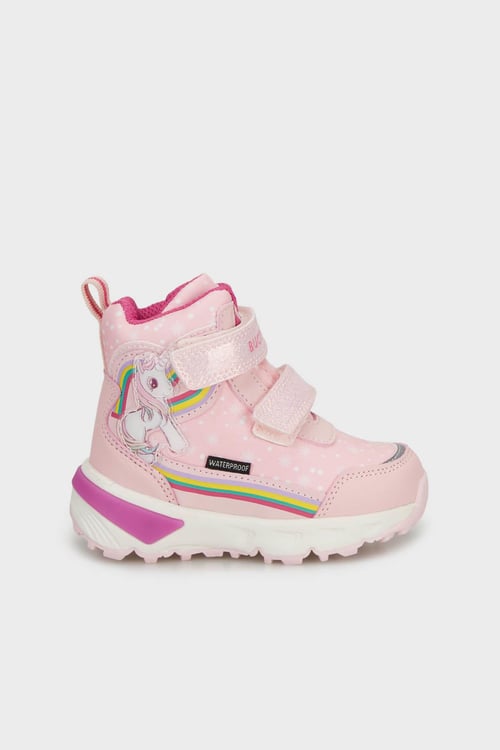 Buckhead Unicorne Işıklı Su Geçirmez Cırt Cırtlı Kız Çocuk Bot 2BUCK3033 PEMBE