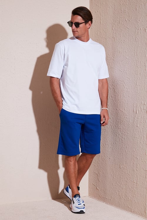 Buratti Belden Bağlamalı Pamuklu Cepli Regular Fit Erkek Short 5908041 SAKS