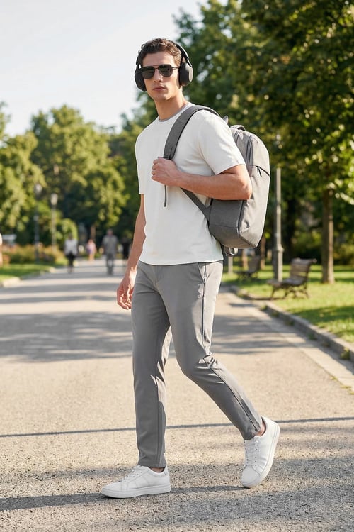 Slim Fit Normal Bel Daralan Paça Erkek Pantolon 6843660 TAŞ