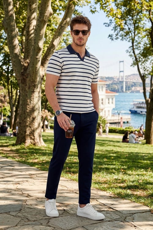 Buratti Slim Fit Normal Bel Daralan Paça Erkek Pantolon 6843654 LACİVERT