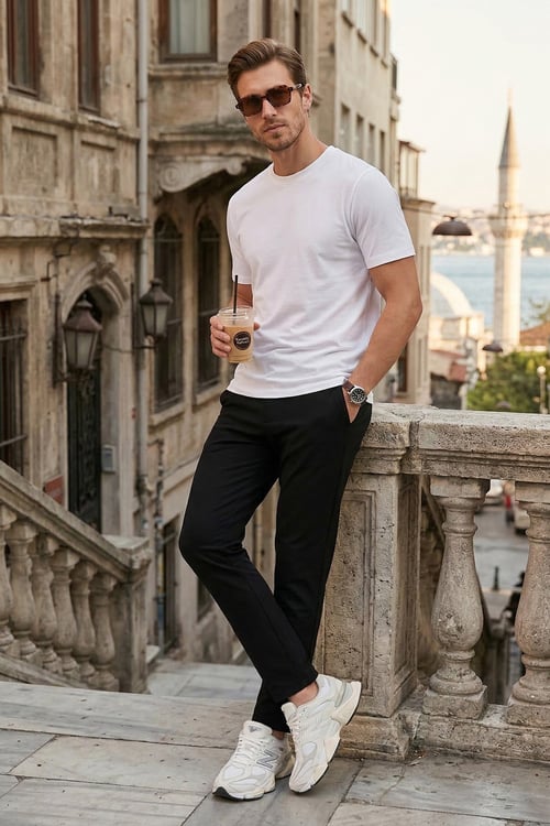 Buratti Slim Fit Normal Bel Daralan Paça Erkek Pantolon 6843660 SİYAH
