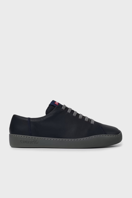 Camper Hakiki Deri Logolu Bağcıklı Sneaker Erkek Ayakkabı K100479-051 LACİVERT