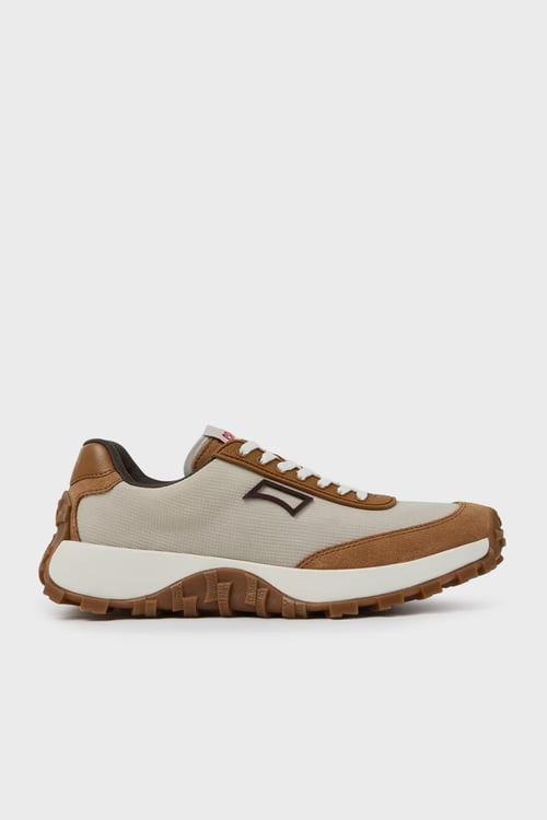 Camper Hakiki Deri Logolu Sneaker Bayan Ayakkabı K201462-050 AÇIK GRİ