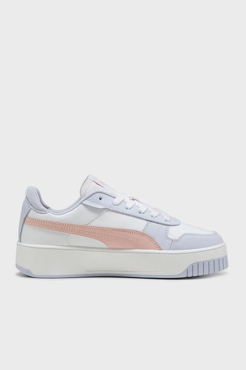 Carina Street Logolu Platform Taban Sneaker Kadın Ayakkabı 38939040 Lila-Beyaz