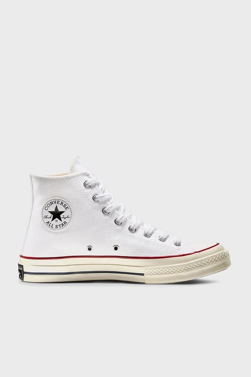 Chuck 70 Bilekli Kanvas Logolu Sneaker Unisex Ayakkabı 162056C 102 BEYAZ