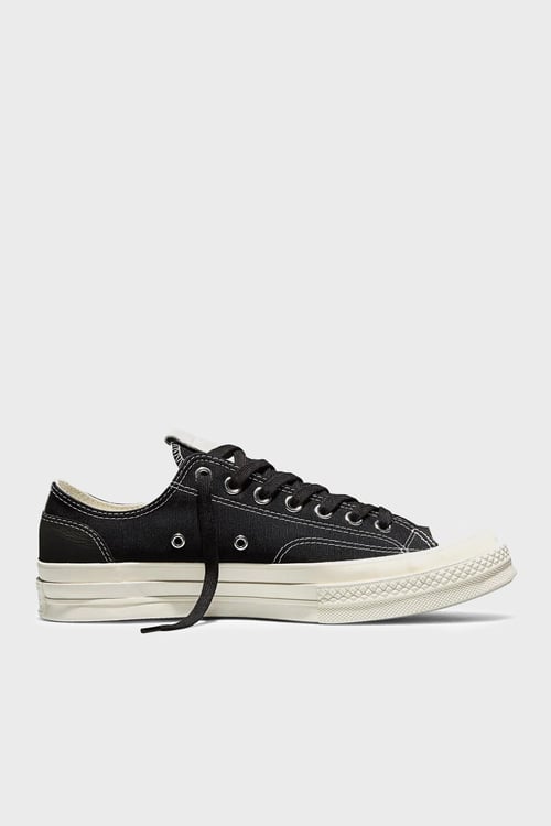 Chuck 70 Canvas Logolu Sneaker Unisex Ayakkabı A15992C 068 SİYAH