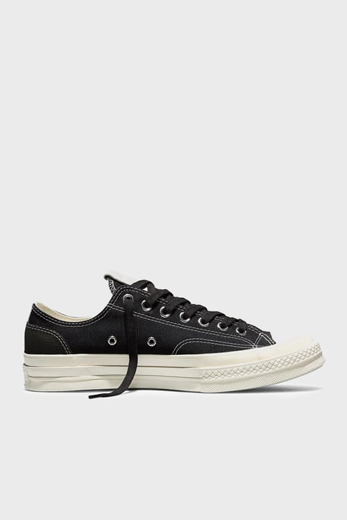 Chuck 70 Canvas Logolu Sneaker Unisex Ayakkabı A15992C 068 SİYAH