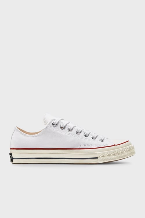 Chuck 70 Kanvas Logolu Sneaker Unisex Ayakkabı 162065C 102 BEYAZ