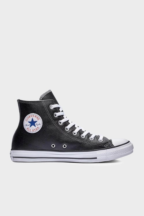 Chuck Taylor All Star Bilekli Deri Sneaker Unisex Ayakkabı 132170C.001 SİYAH