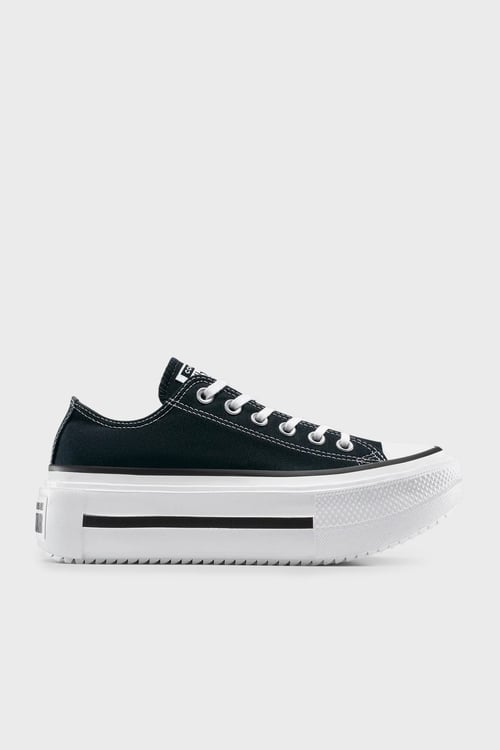 Chuck Taylor All Star Lıft Double Stack Platform Kanvas Sneaker Unisex Ayakkabı A15490C 001 SİYAH