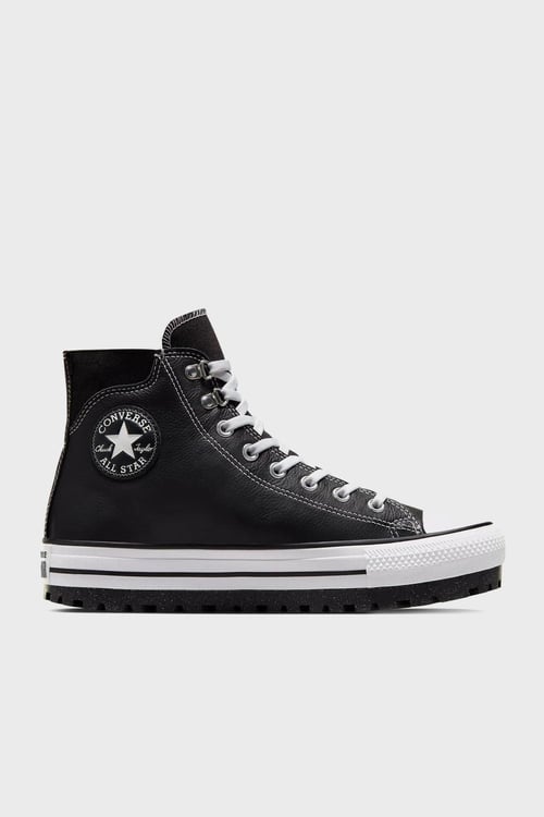 Chuck Taylor Logolu Su Geçirmez Sneaker Unisex Ayakkabı A04480C 001 SİYAH