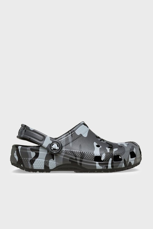 Classic Camouflage Clog K Desenli Erkek Çocuk Terlik 211879-0DD ANTRASİT