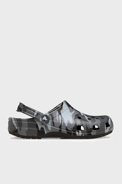 Classic Camouflage Clog Sandalet Erkek Terlik 211936-0DD ANTRASİT