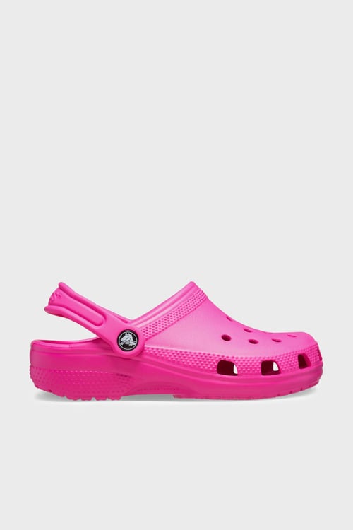 Classic Clog K Logolu Çıkarılabilir Kayışlı Kız Çocuk Terlik 206991-6TW FUŞYA