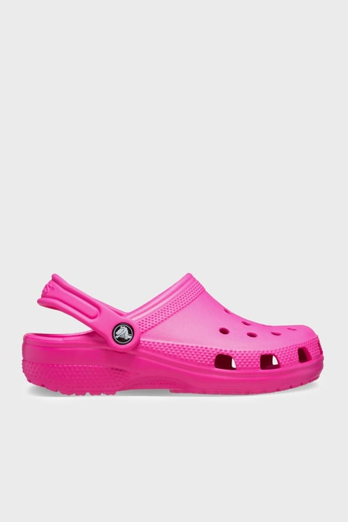 Classic Clog T Logolu Çıkarılabilir Kayışlı Kız Çocuk Terlik 206990-6TW FUŞYA