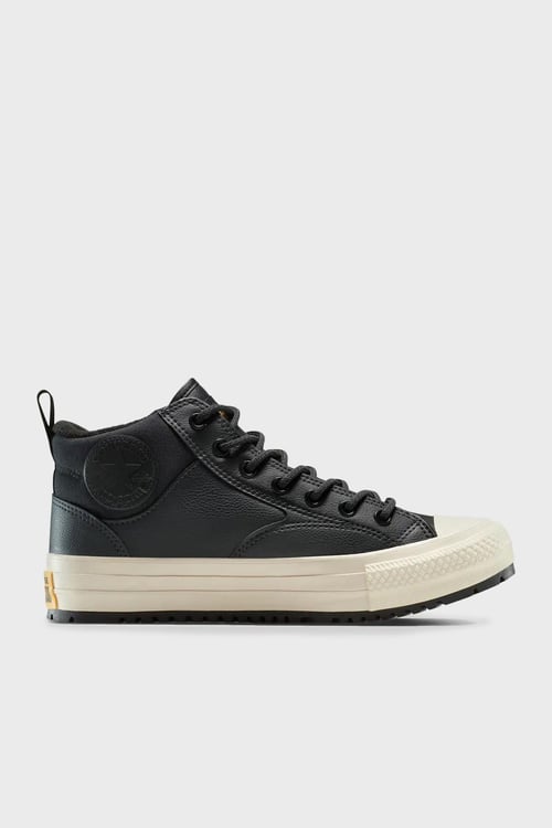 Converse Chuck Taylor All Star Malden Street Waterproof Logolu Bağcıklı Unisex Bot A13226C 068 SİYAH